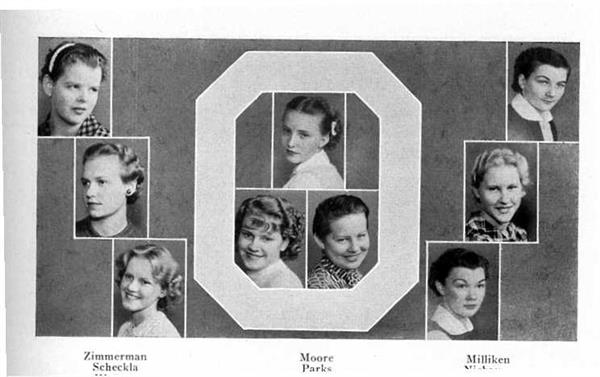 1936 Girls O Club 